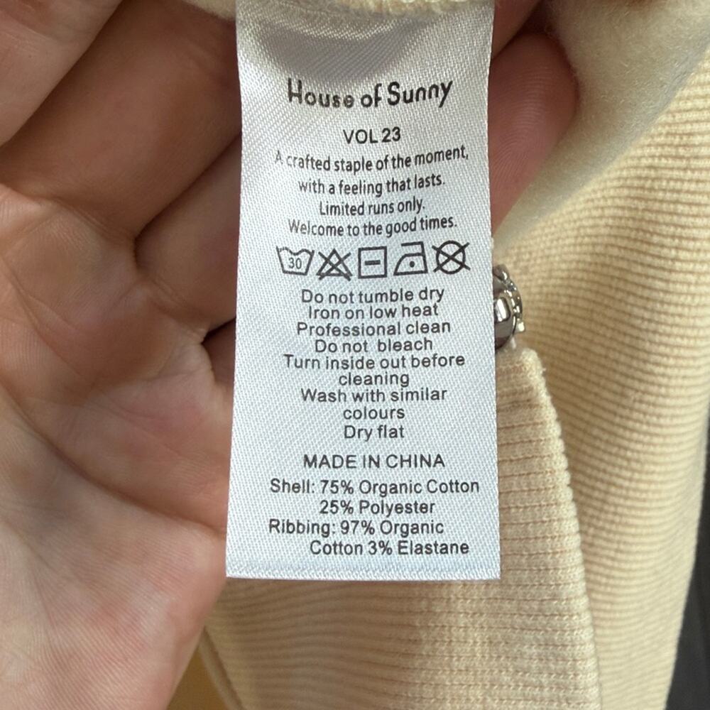 HOUSE OF SUNNY Patchwork Landscape Hoodie in Marble Unisex Small - Picture 5 of 6